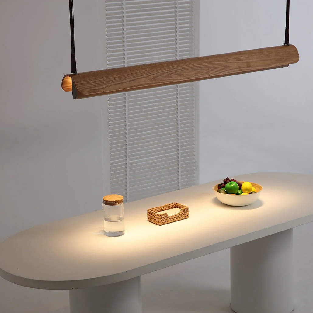 Sailé Linear Wood Pendant | Lighting Creations