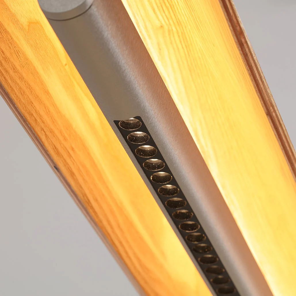 Sailé Linear Wood Pendant | Lighting Creations - Image 6