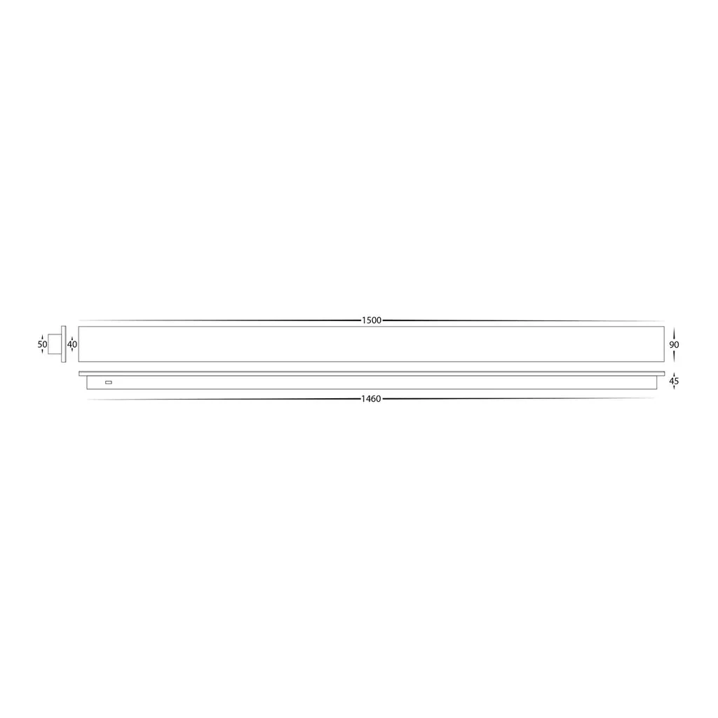 Barline Shadow Outdoor LED Wall Light 1500mm in Black, White Havit Lighting - HV3576T - Image 10