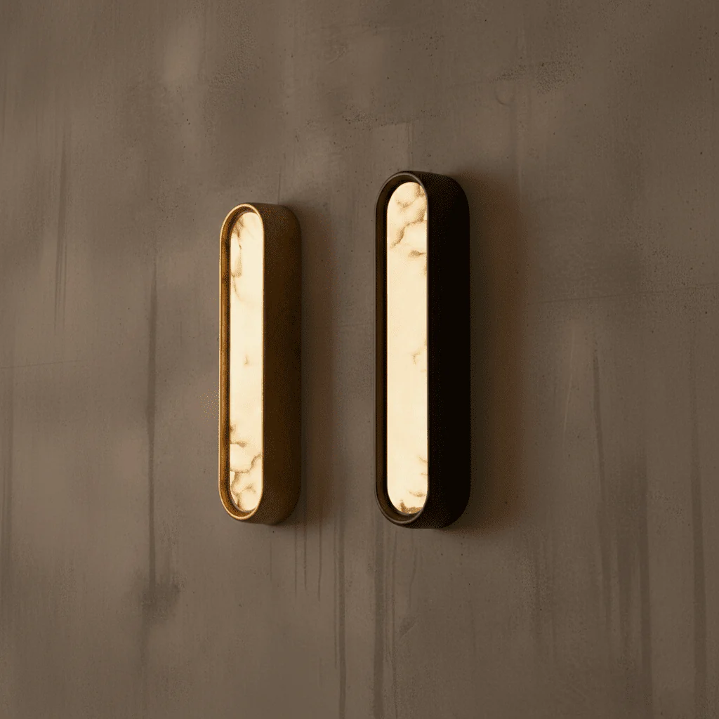 Selento Wall Light Series with Marble Details | Lighting Creations - Image 4