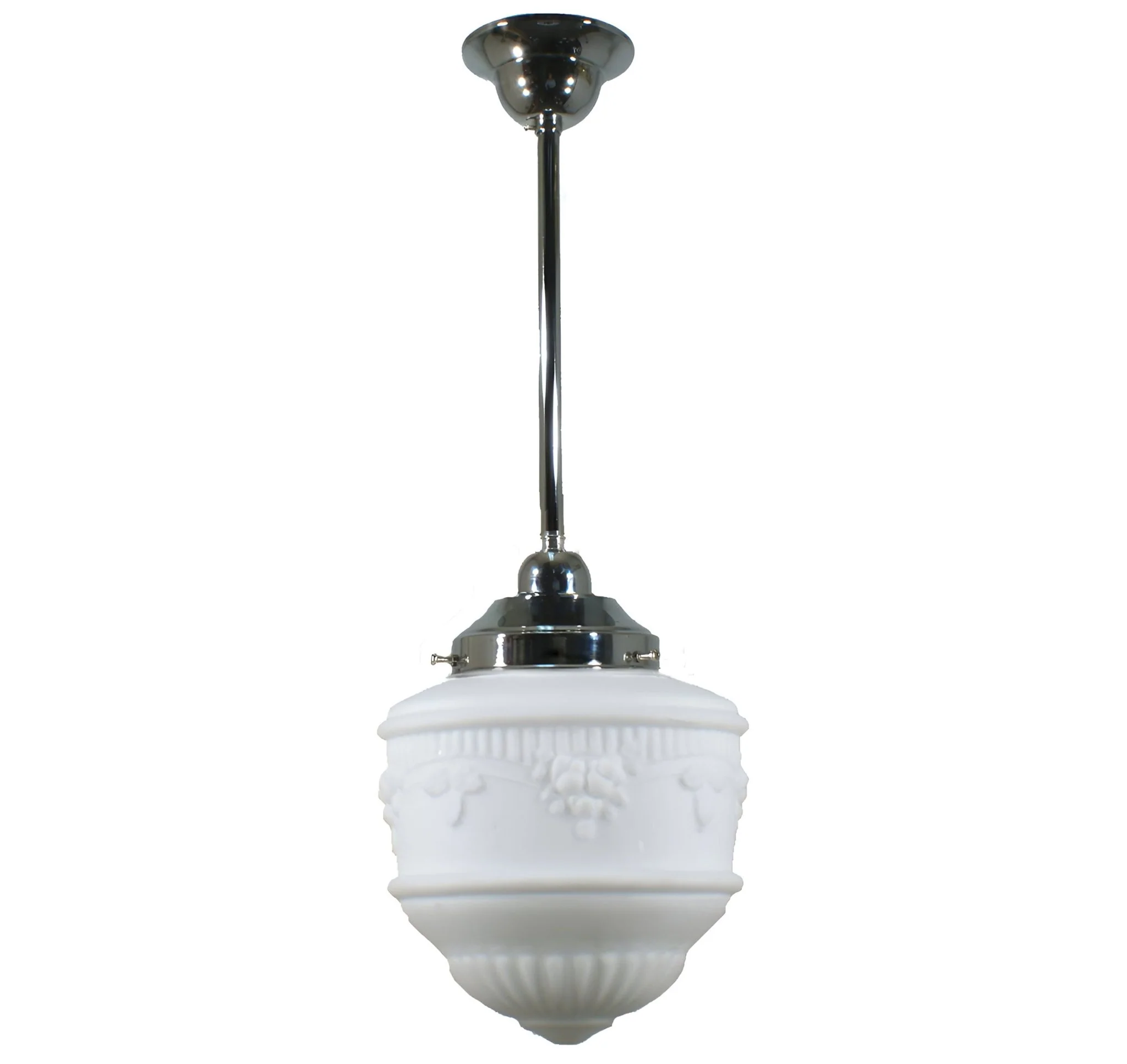 Senator 8" 1 Light ROD Pendant Light - Black/Chrome/Polished Brass - Image 3