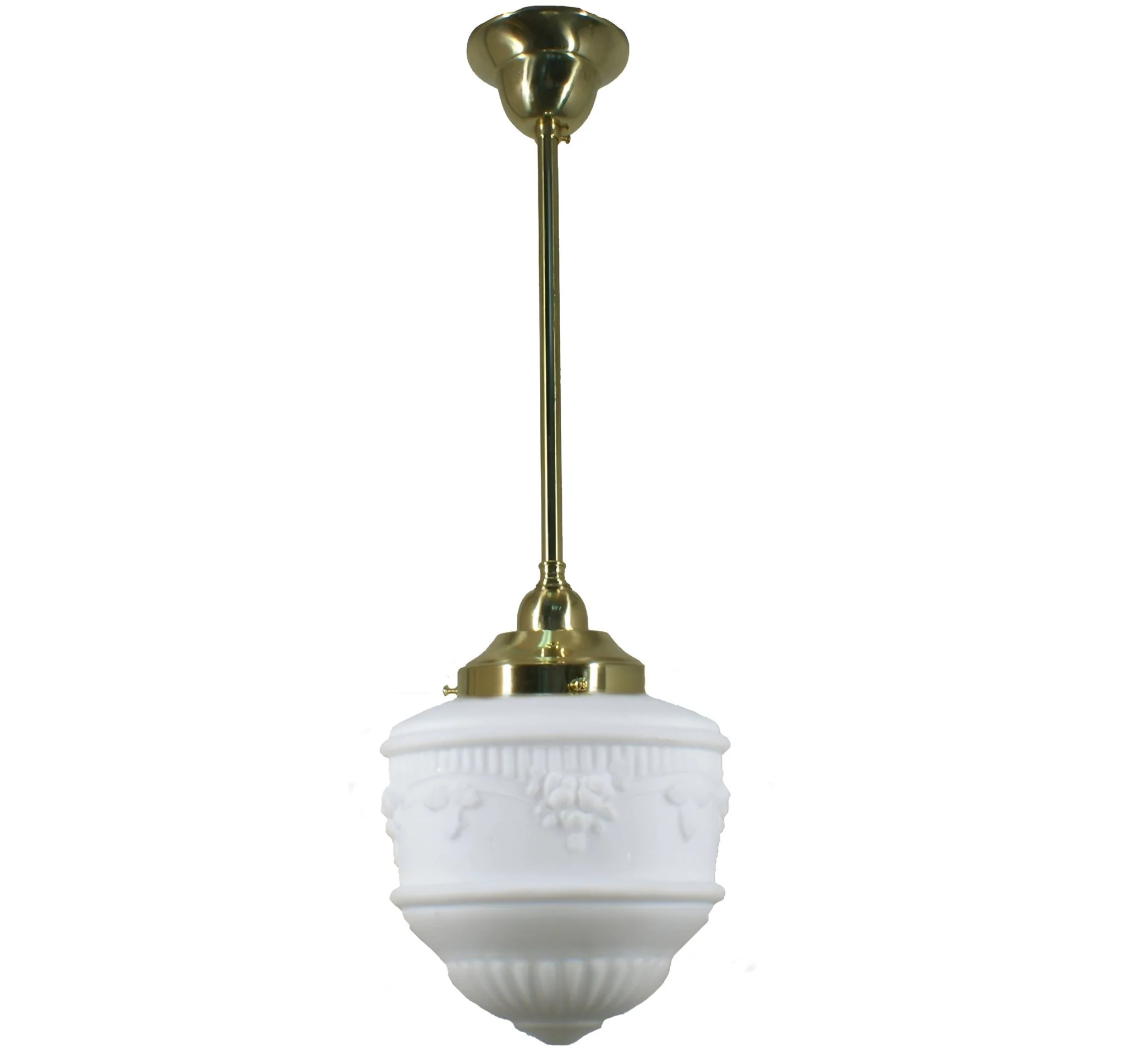 Senator 8" 1 Light ROD Pendant Light - Black/Chrome/Polished Brass - Image 5