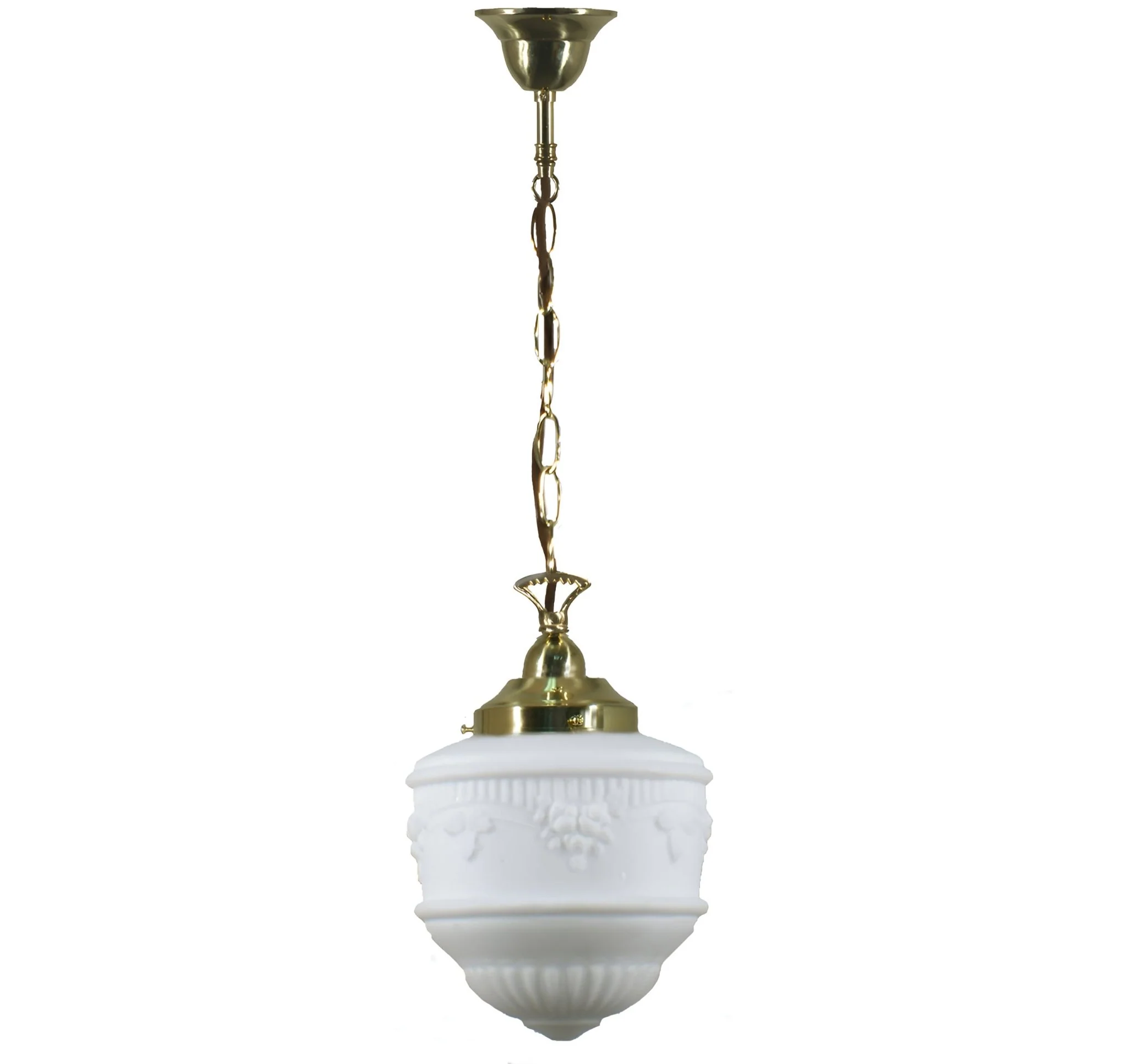 Senator 8" Single CHAIN Pendant Light - Black/Chrome/Polished Brass - Image 5