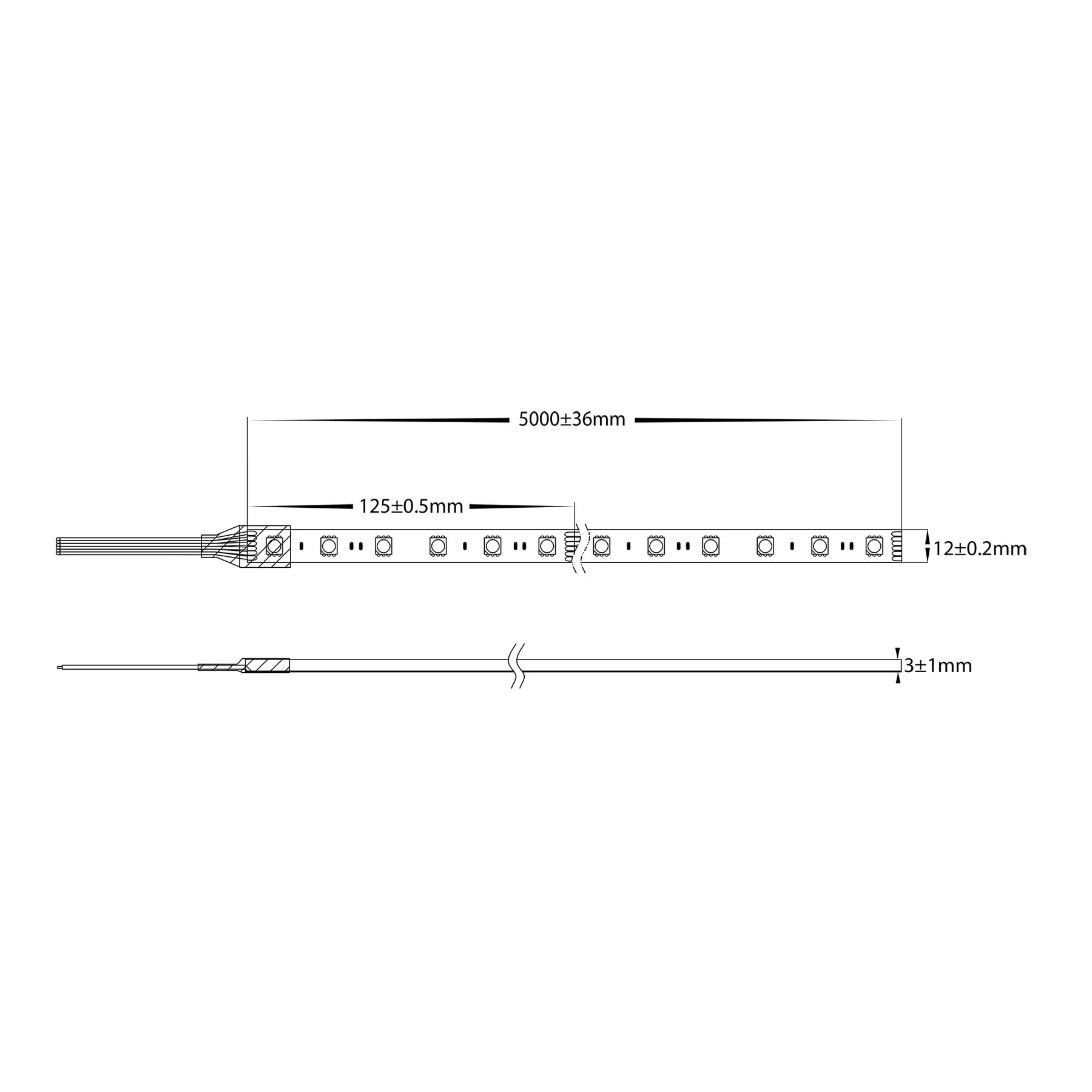 SMART RGBCW LED Strip Kit 7.2w 5m Havit Lighting - VPR9752IP54-72-5M - Image 8