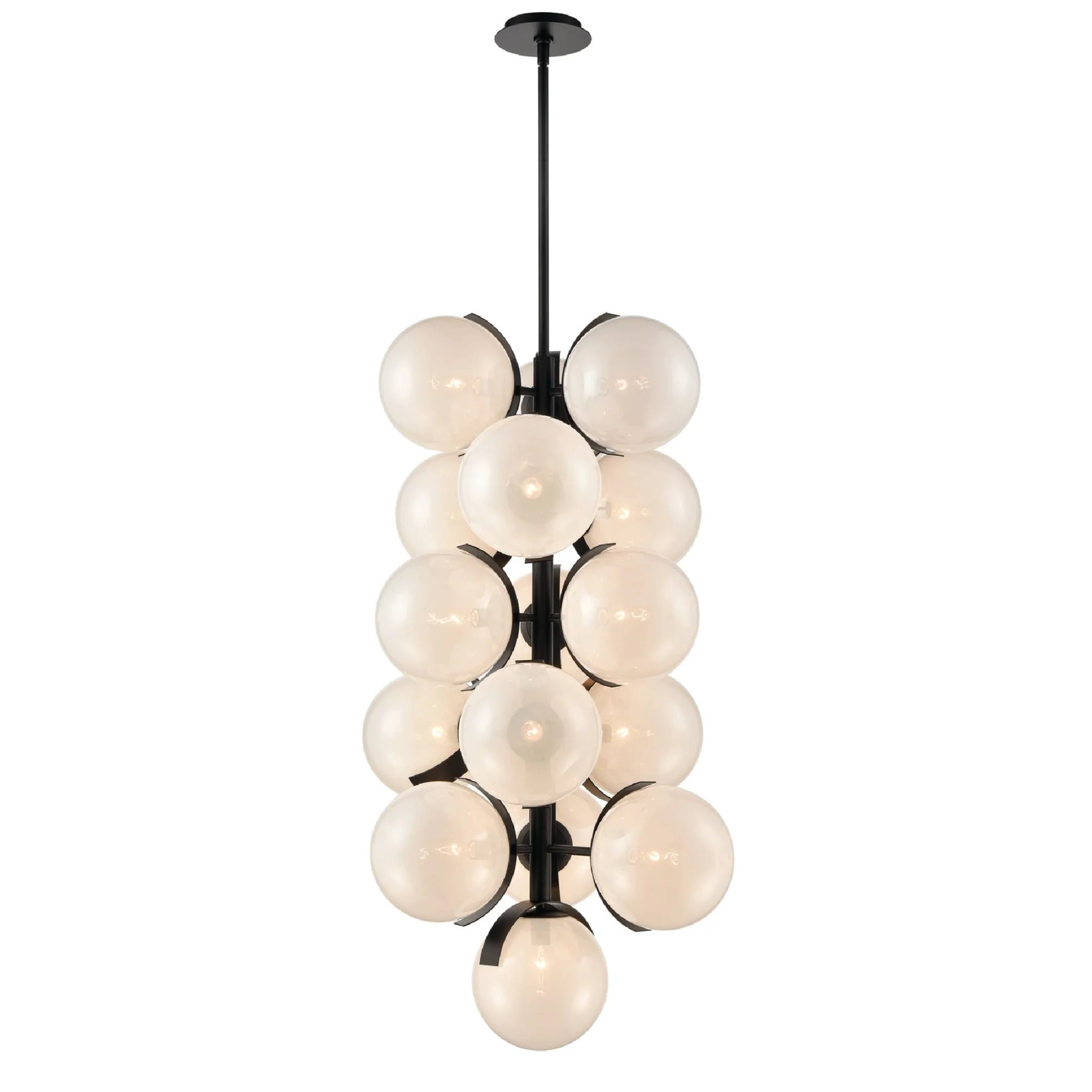Sophie Pendant Light in Black or Brass | Lighting Creations - Image 2