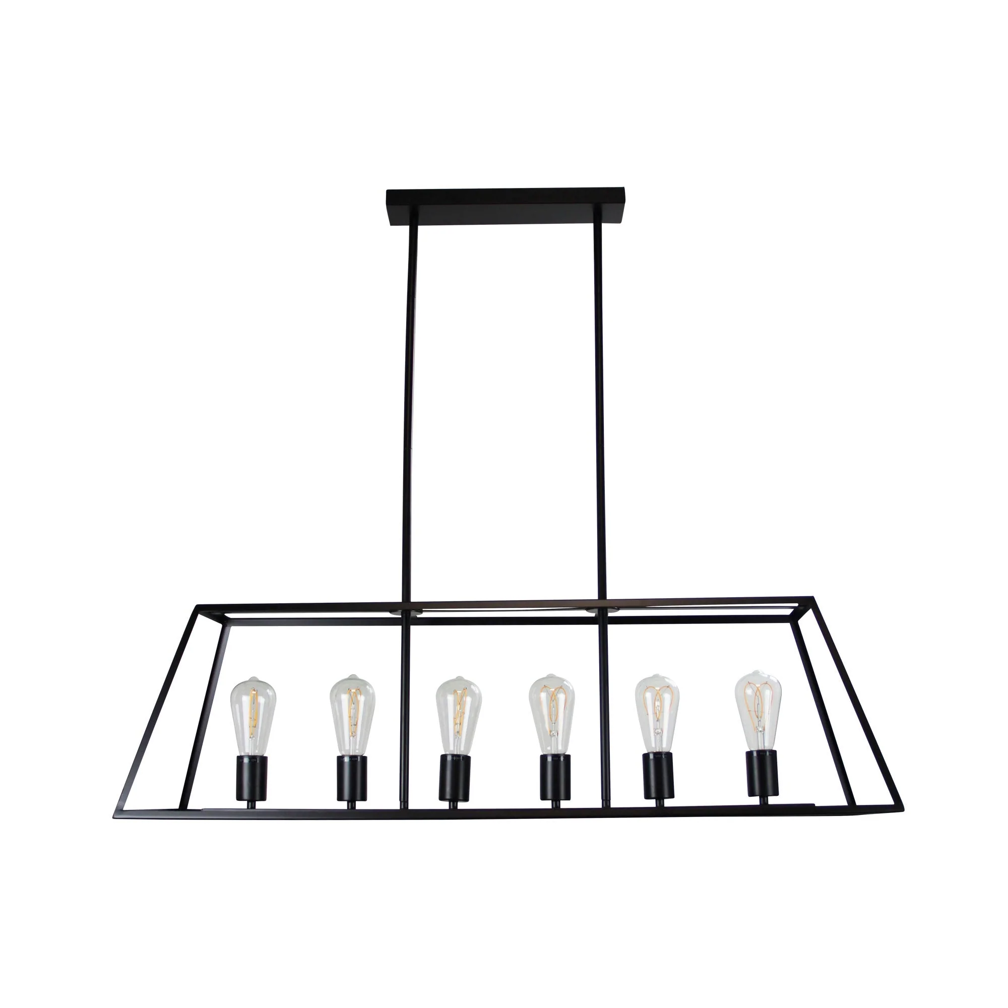 Southport 6 Light Pendant Black - SL66906BK - Image 5