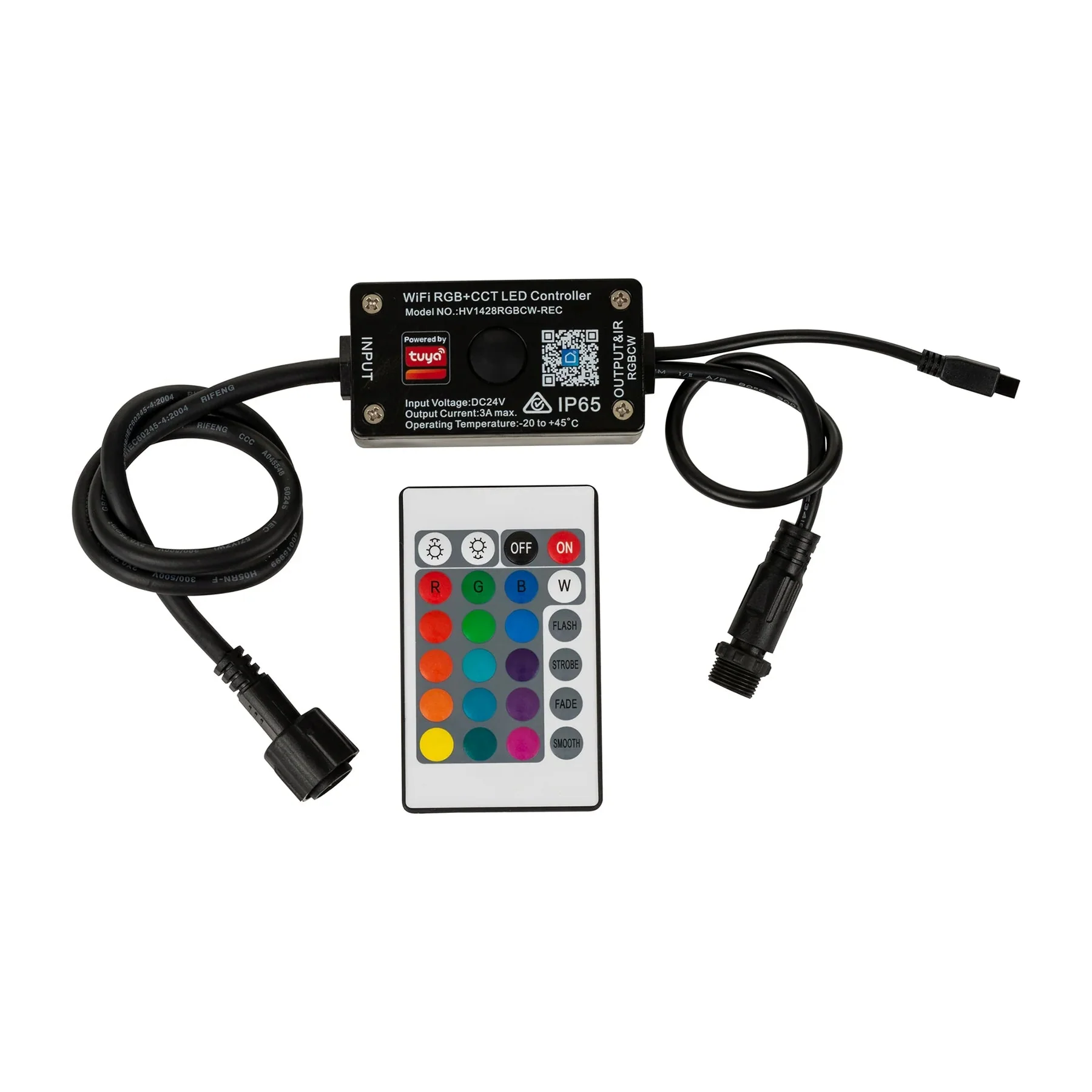 Spitze LED Garden Spike Light Kit RF+WIFI RGBCW in Black Havit Lighting - HV1428RGBCW-KIT - Image 5