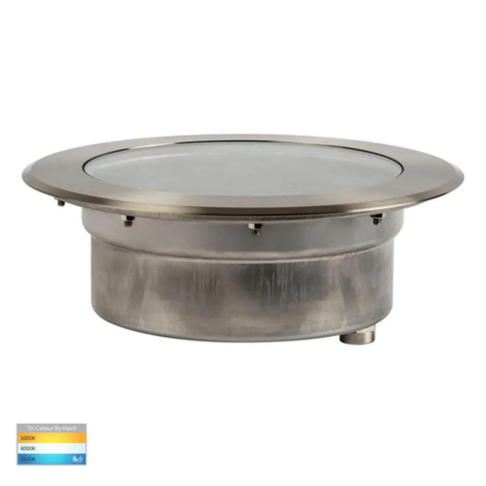 Split LED inground Light CCT 18w 316 Stainless Steel Havit Lighting - HV1845T - Image 3