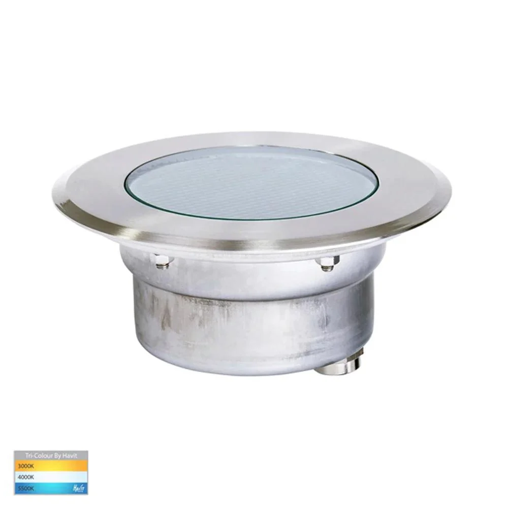 Split LED inground Light CCT 5w 316 Stainless Steel Havit Lighting - HV1842T - Image 3