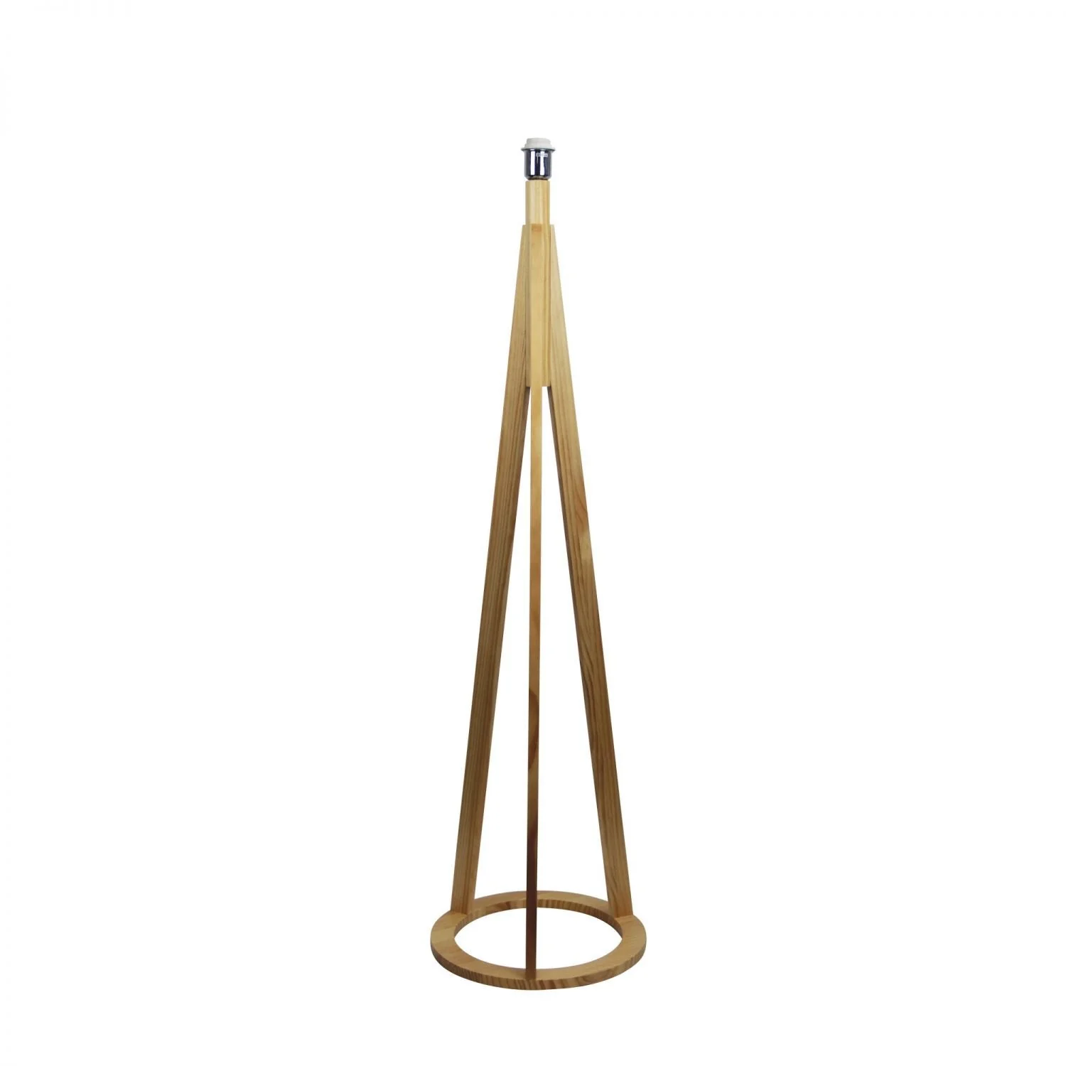 Stabb 1 Light Floor Timber Tripod Lamp Base - OL93283NAT