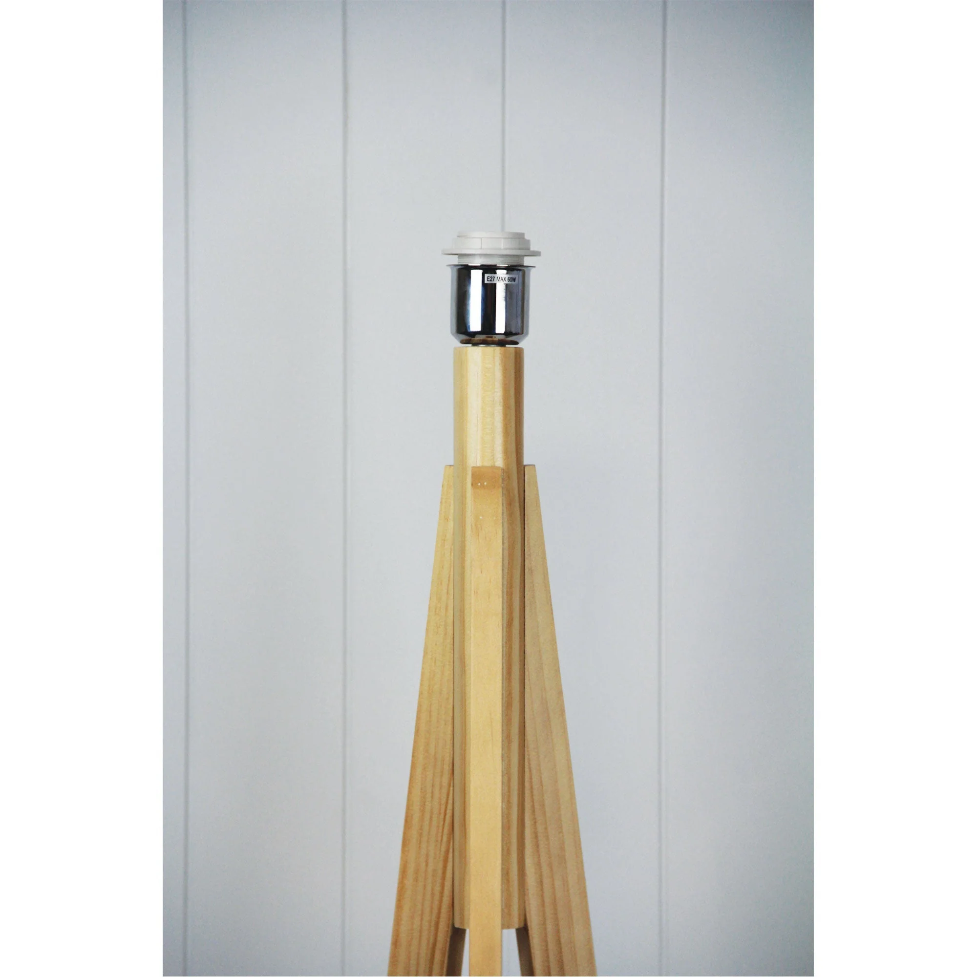 Stabb 1 Light Floor Timber Tripod Lamp Base - OL93283NAT - Image 2