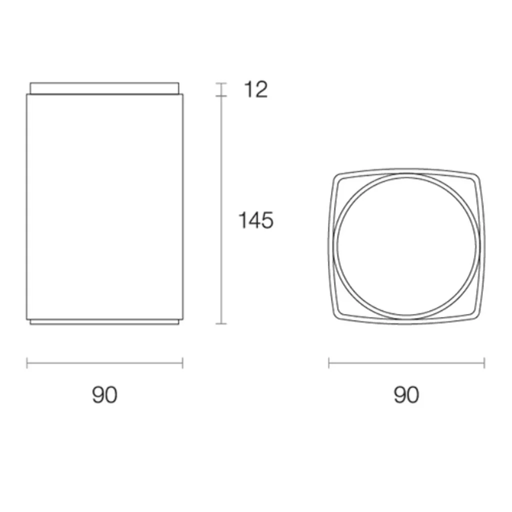 Surface Mounted LED Downlight 15w Black, White 3k, 4k CRI 90+ XSI153, XSI154 Trend Lighting - Image 4