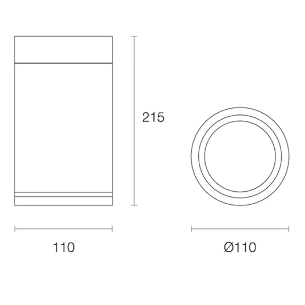 Surface Mounted LED Downlight 15w White, Black, Silver 2.7k, 3k, 4k, 5k CRI 90+, VIVID XSR15 Trend Lighting - Image 4