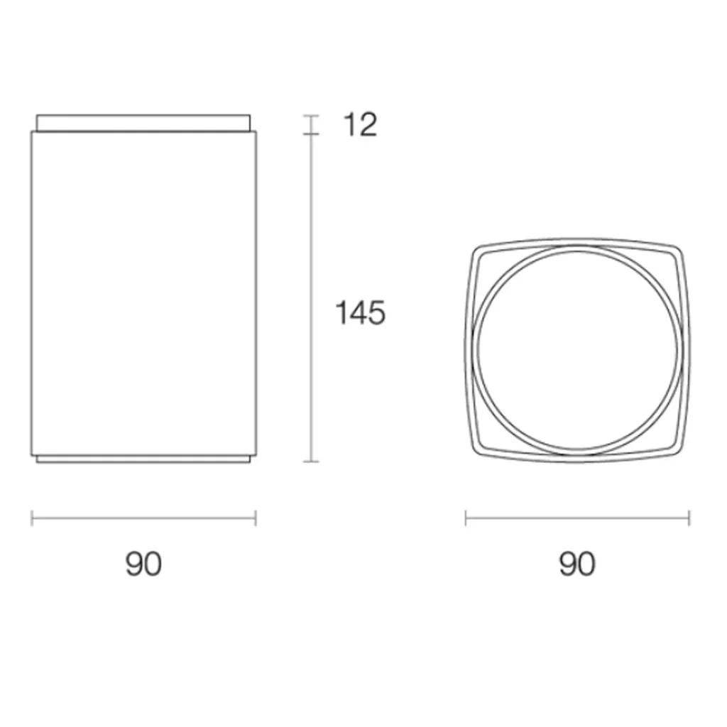 Surface Mounted LED Downlight 25w White, Black 3k, 4k CRI 90+ XSI253, XSI254 Trend Lighting - Image 4
