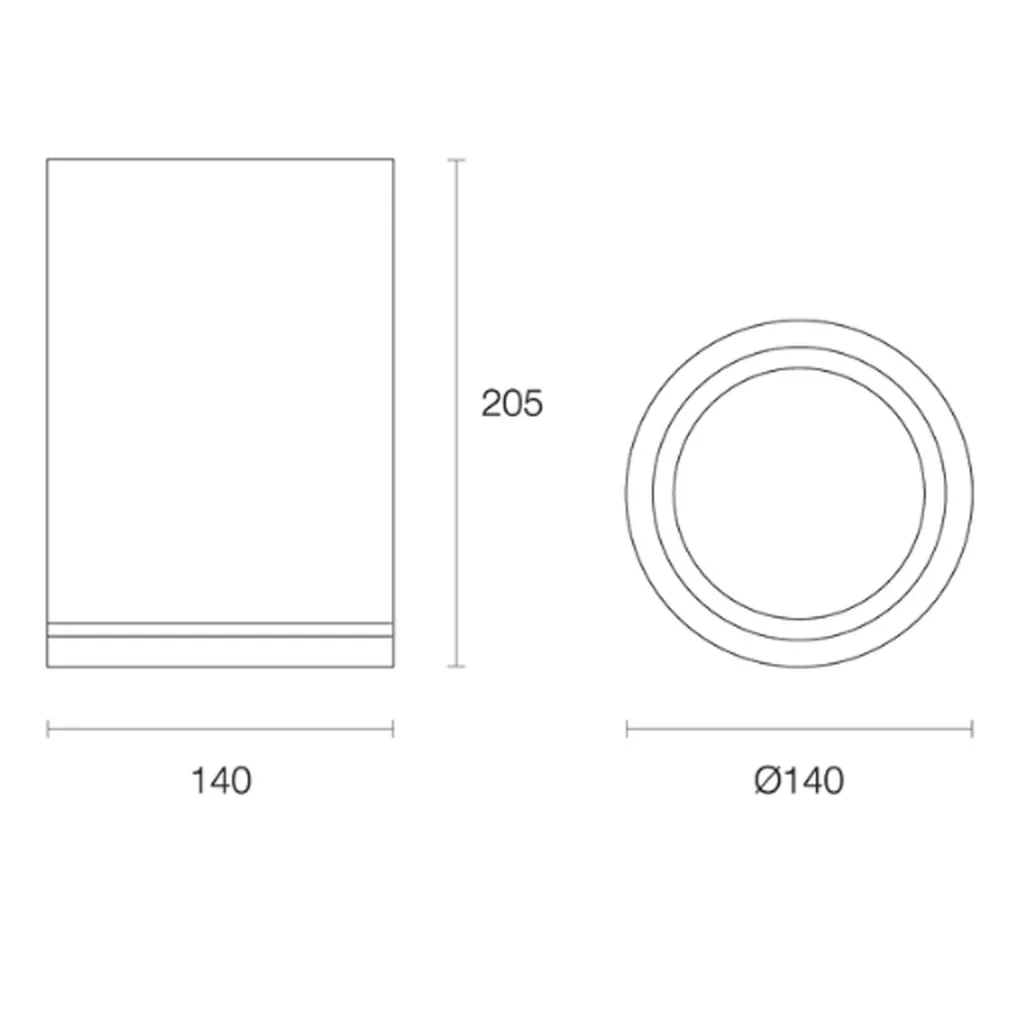 Surface Mounted LED Downlight 35w White, Black, Silver 2.7k, 3k, 4k, 5k CRI 90+, VIVID XSR35 Trend Lighting - Image 5