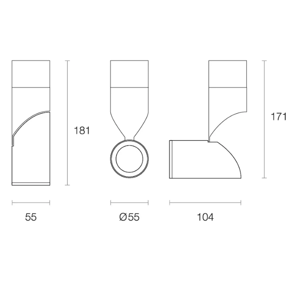 Surface Mounted LED Downlight 8w Black, White 3k, 4k XSF10 Trend Lighting - Image 4