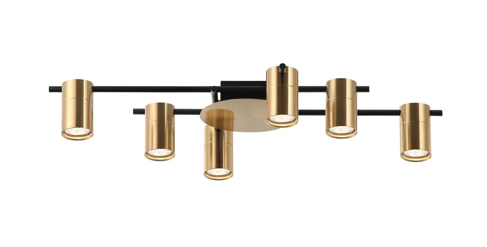 Tache Ceiling Light 6Lt Adjustable Head in Brass, Brass/Black, Chrome, Black or White - Image 5