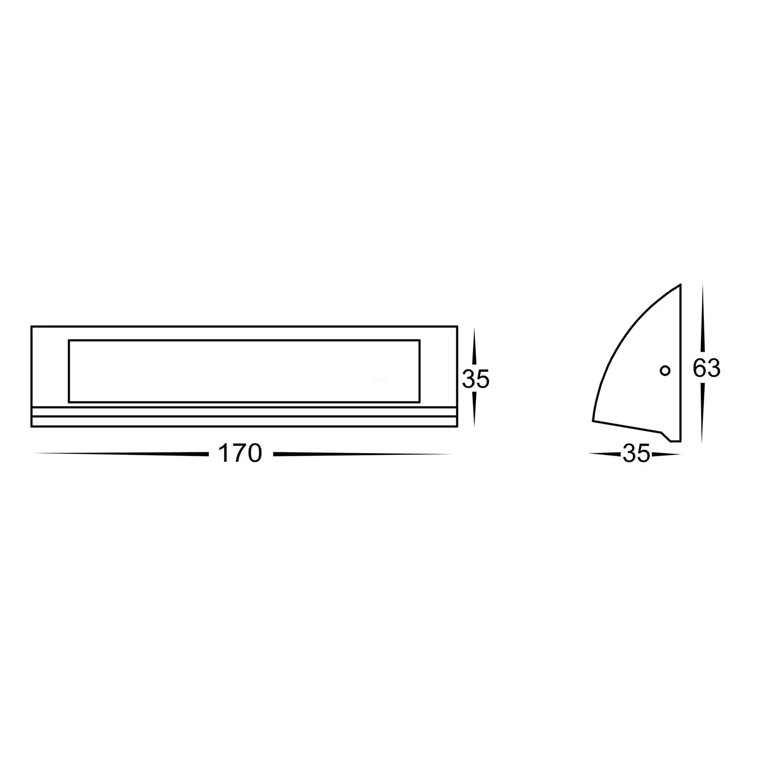Taso LED Step Light TRI Colour in Black/White/Silver Havit Lighting - HV3271T - Image 7