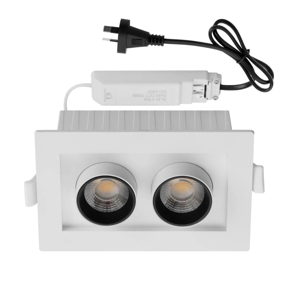Telbix 2 4 6 Light LED Dimmable Downlight in White - Image 4