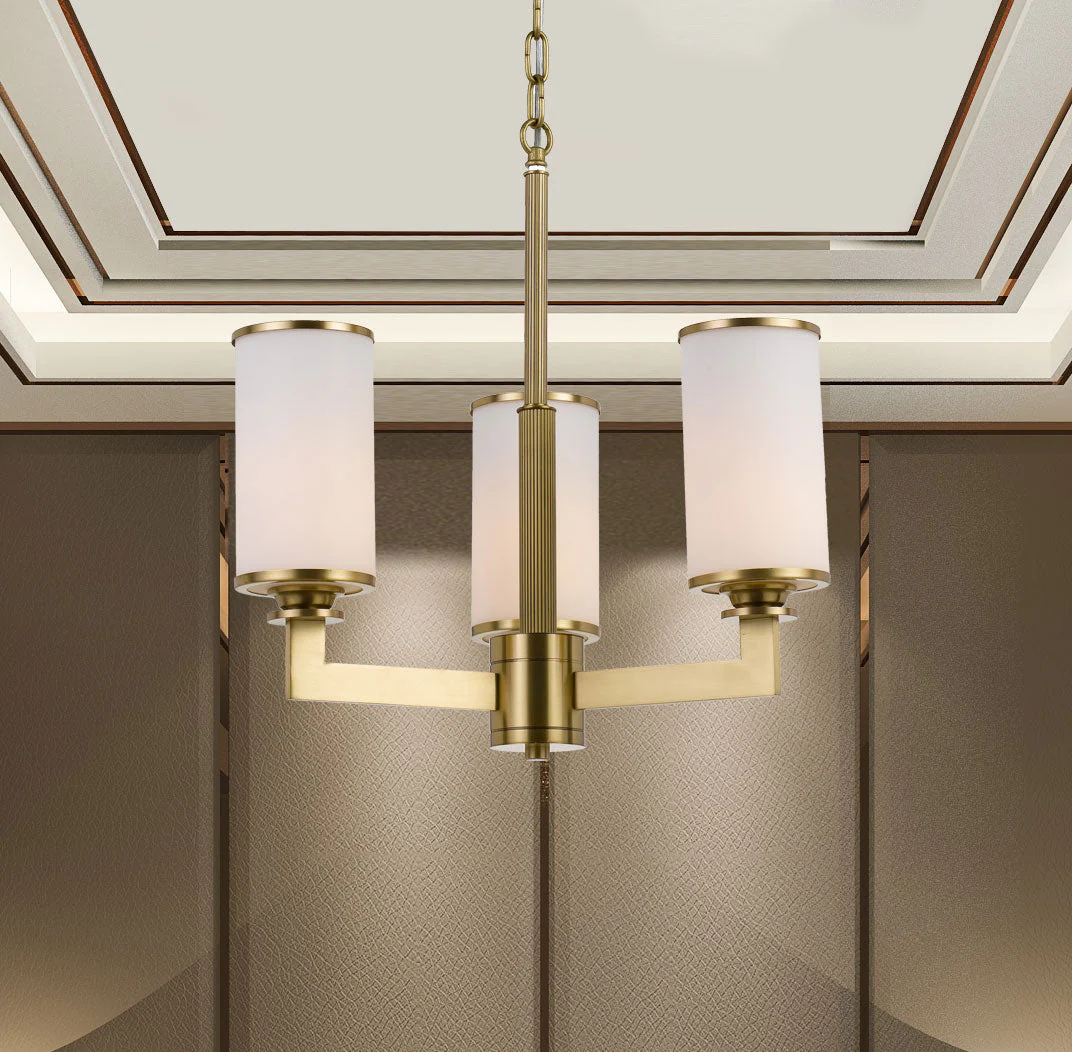 Telbix Ahern 3 Lights Pendant Solid Brass - Image 2