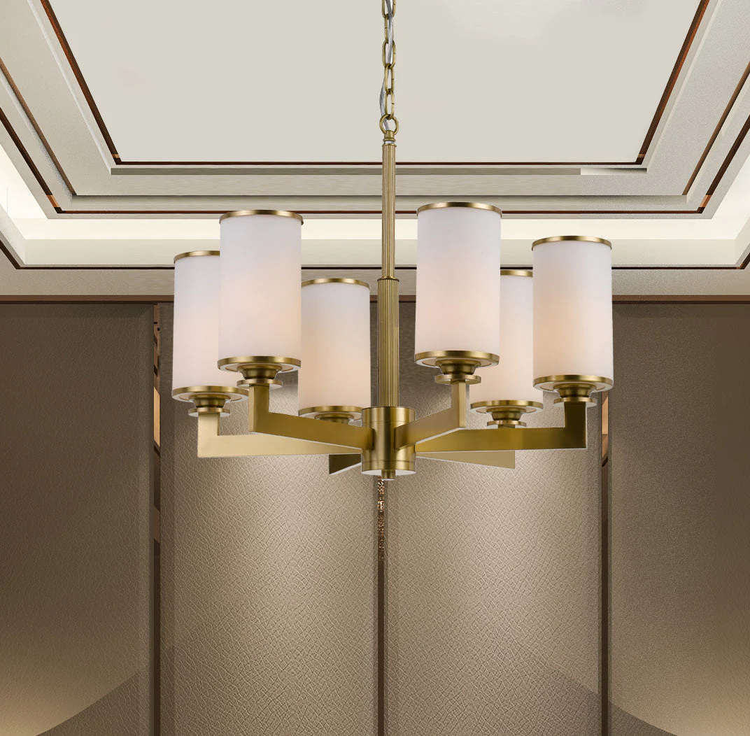 Telbix Ahern 6 Lights Pendant Solid Brass - Image 2