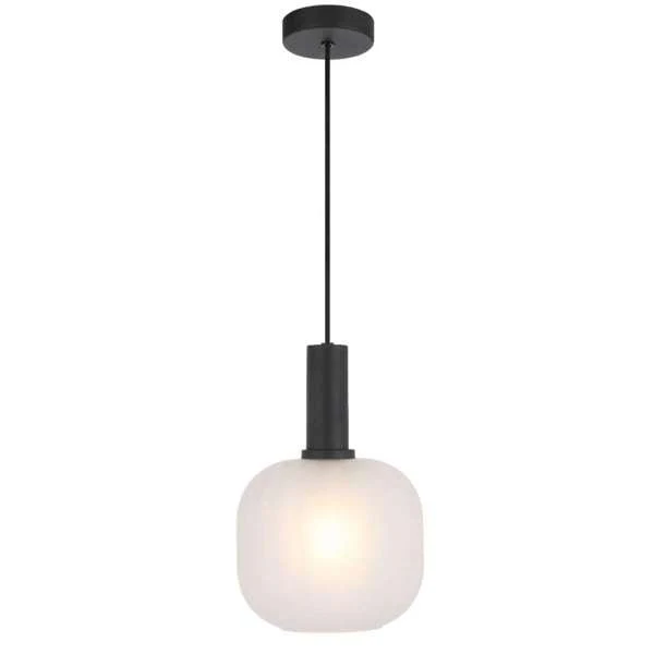 Telbix Aosta 20CM Pendant Light Black - AOSTA PE20-BKFR