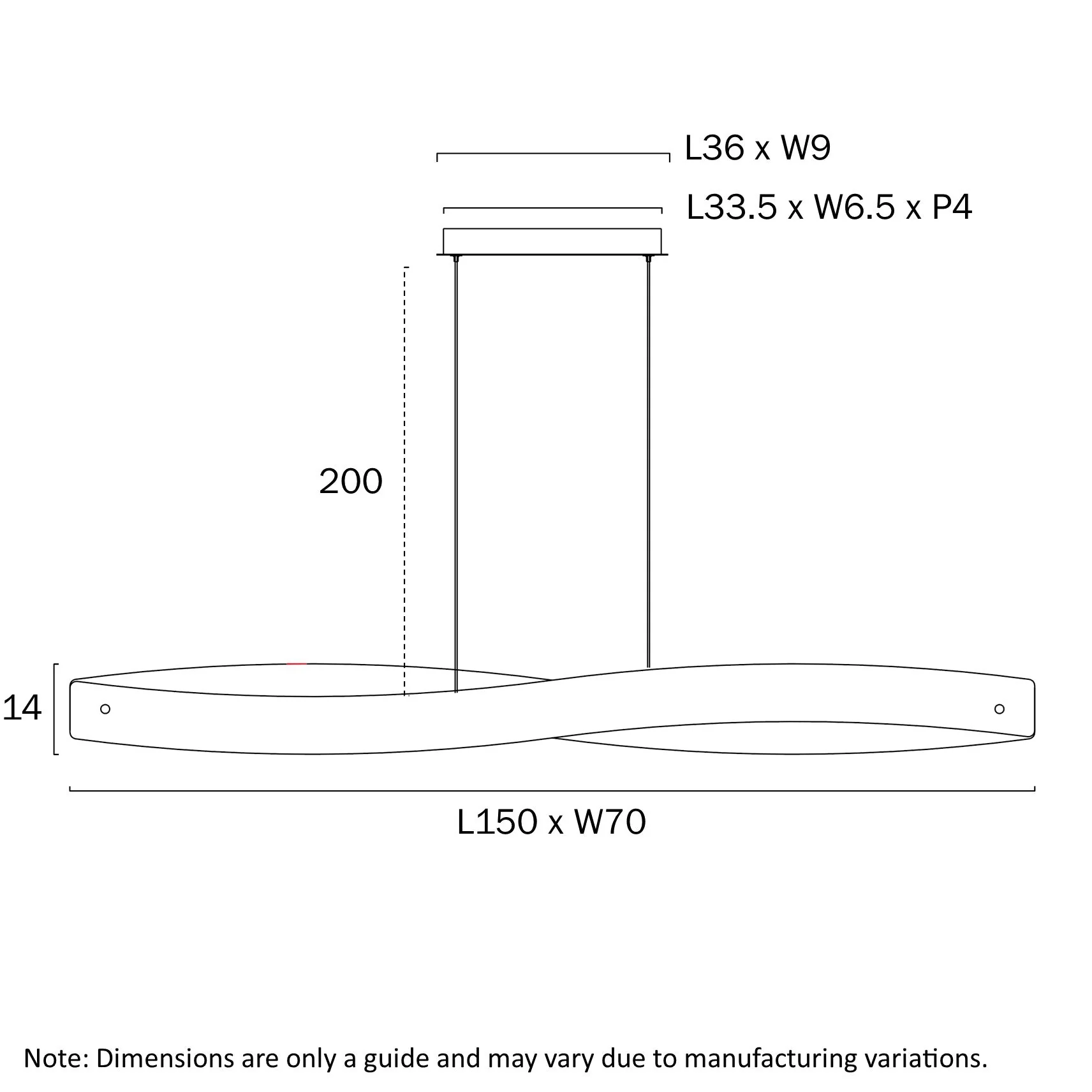 Telbix AREZZO Pendant Light (Available in Black & Silver| 150cm & 240cm) - Image 13