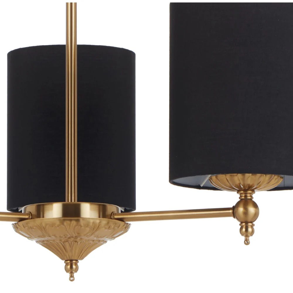 Telbix Argos 3 5 and 8 Light Pendant in Ivory or Black - Image 12