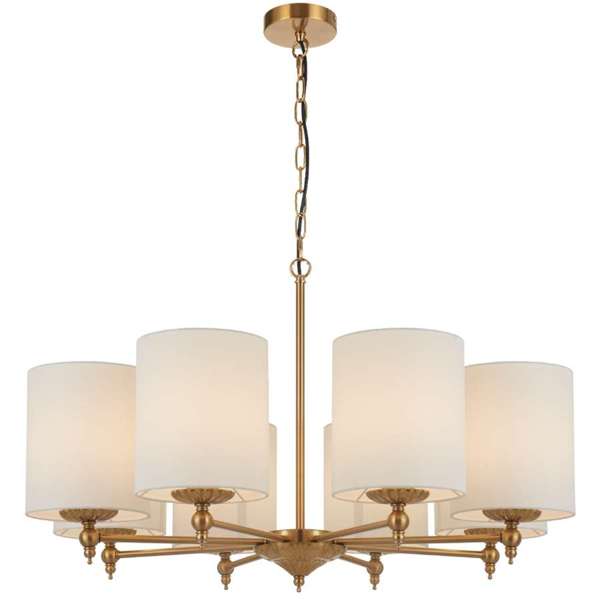 Telbix Argos 3 5 and 8 Light Pendant in Ivory or Black - Image 17