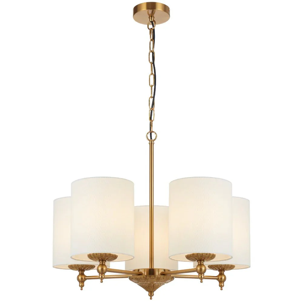 Telbix Argos 3 5 and 8 Light Pendant in Ivory or Black - Image 2