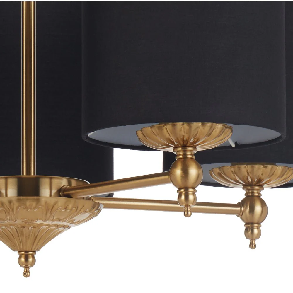 Telbix Argos 3 5 and 8 Light Pendant in Ivory or Black - Image 20