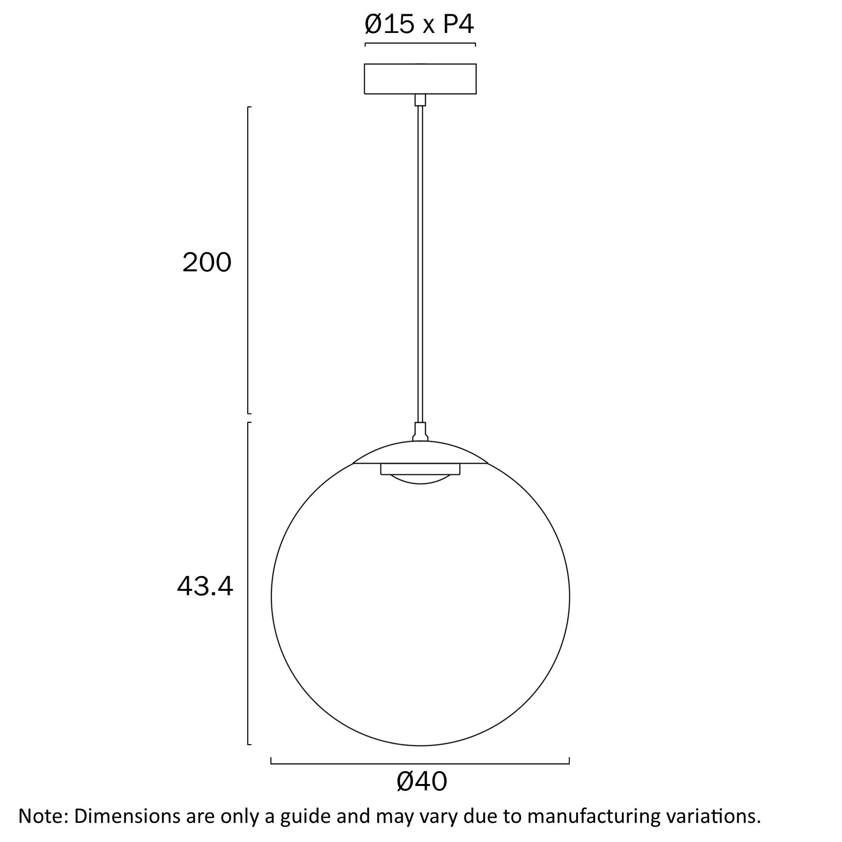 Telbix Aurora Pendant Light 20 CM 30CM 40CM - Image 15