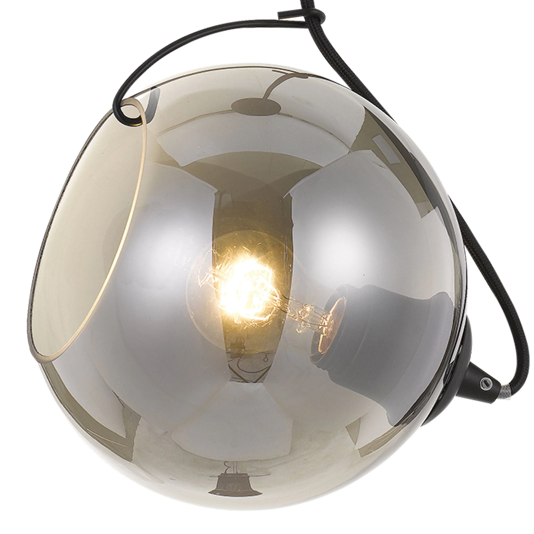 Telbix Bondi 40, 30, 20cm Lights Pendant - Smoke - Image 3