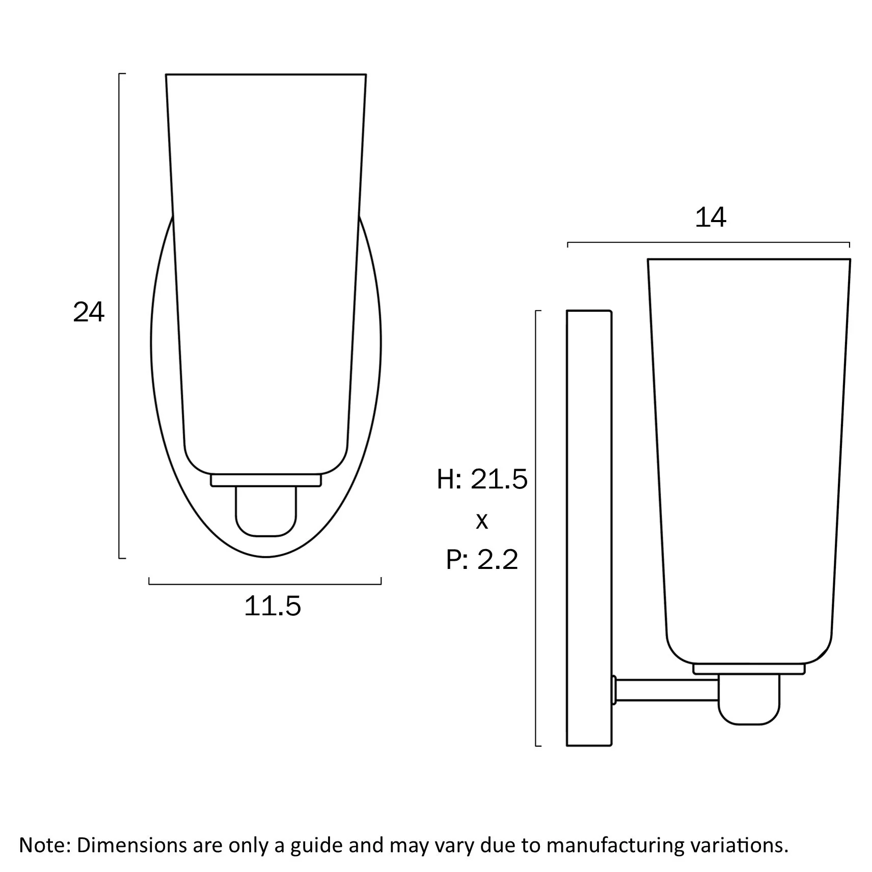 Telbix Brevan 1 Light Wall Bracket - Image 3
