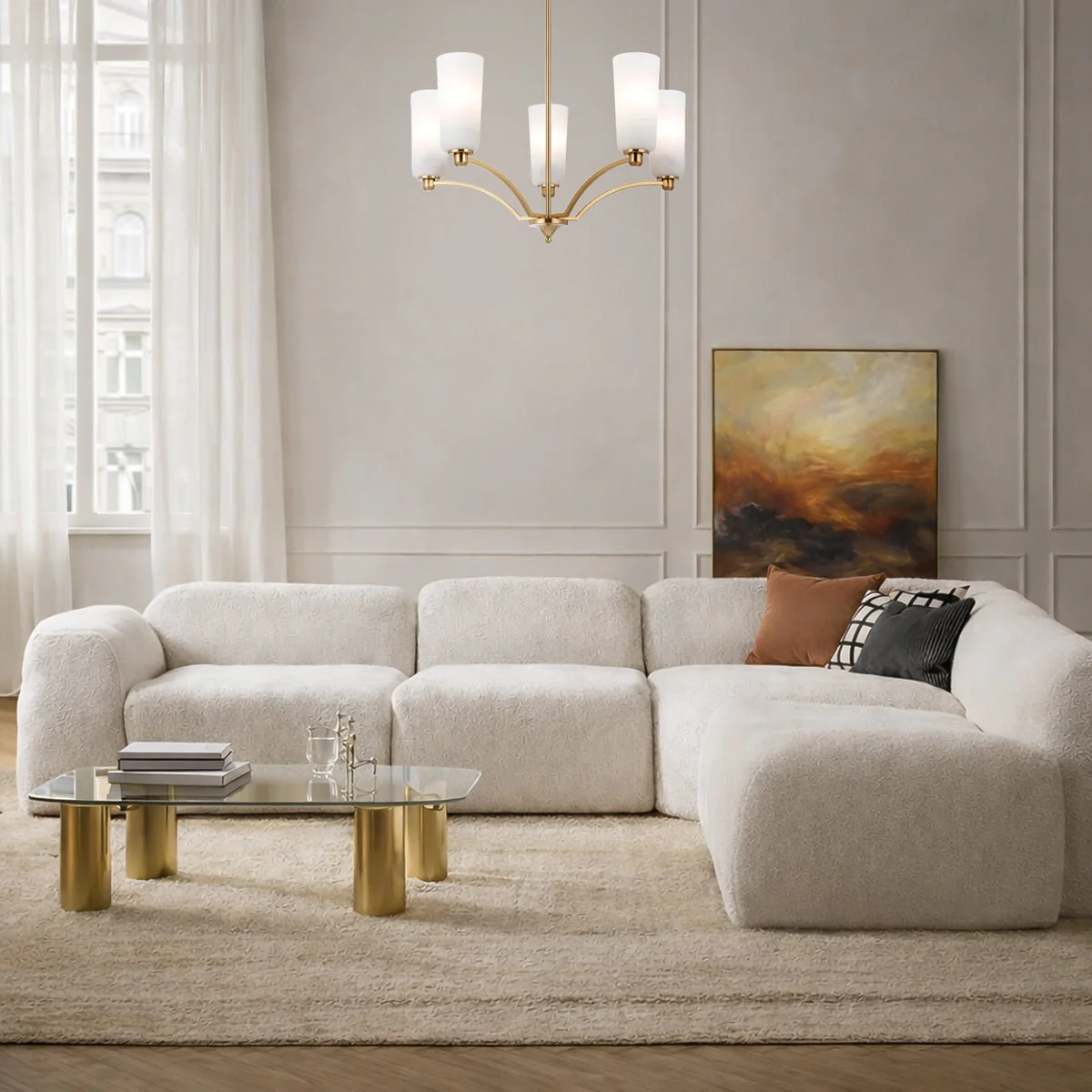 Telbix Brevan 5 Light Pendant - Image 7