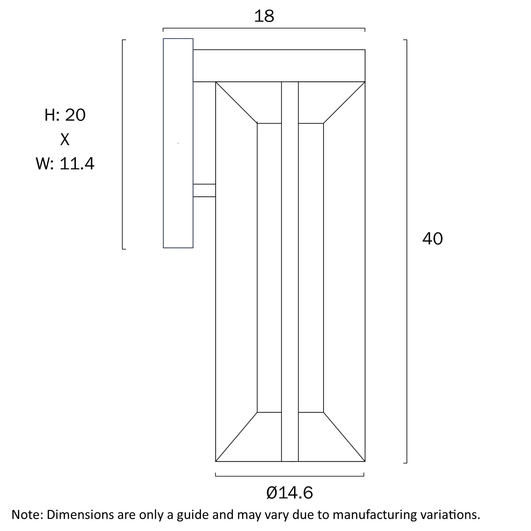 Telbix Brixon 40 Exterior Wall Lamp - Image 5