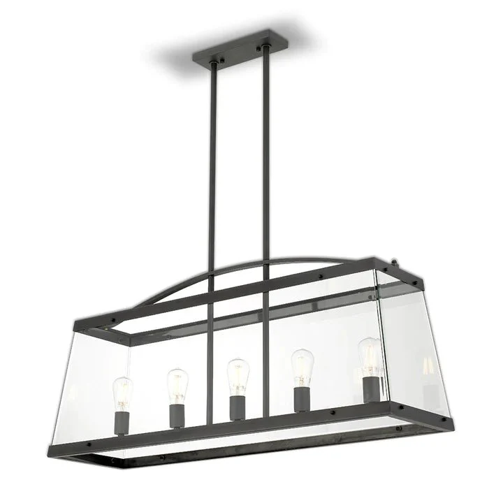 Telbix Colair 5 Lights Solid Brass Pendant