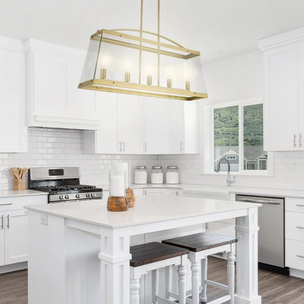 Telbix Colair 5 Lights Solid Brass Pendant - Image 4