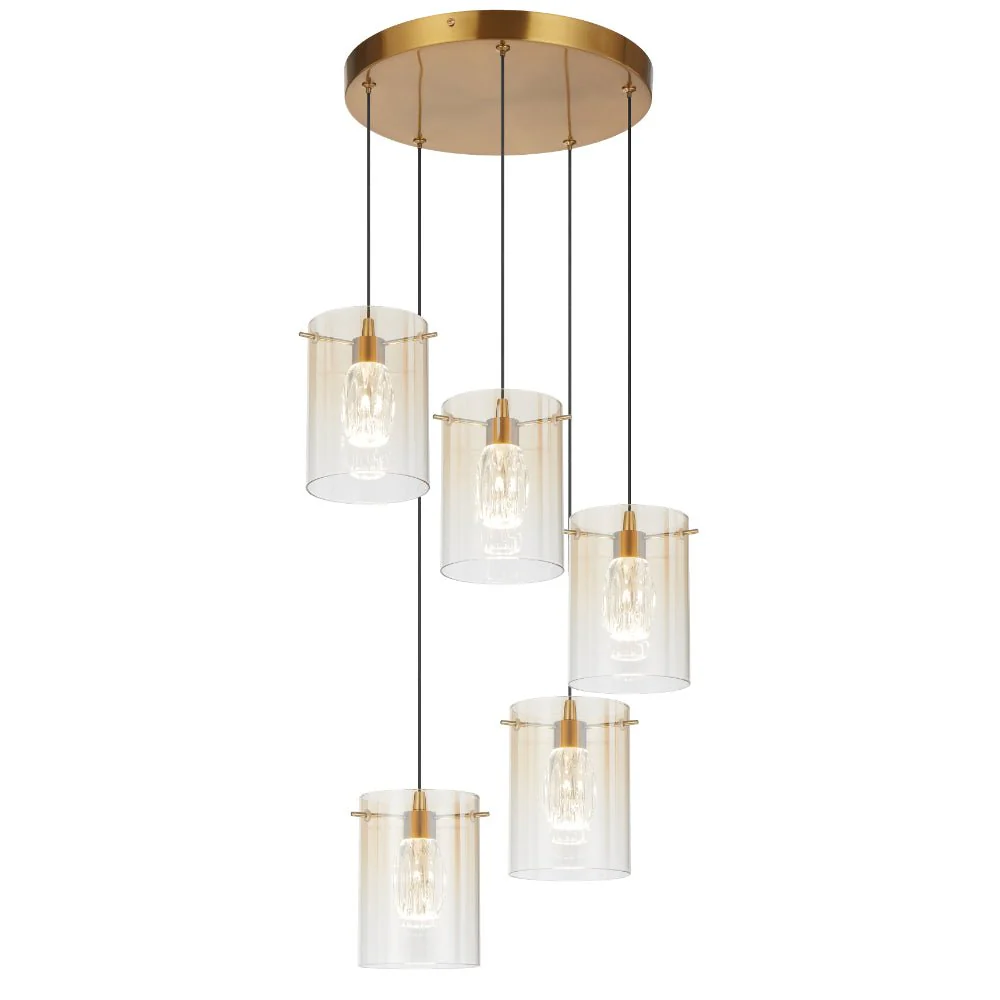 Telbix Crevil 5 Light Pendant - Image 6