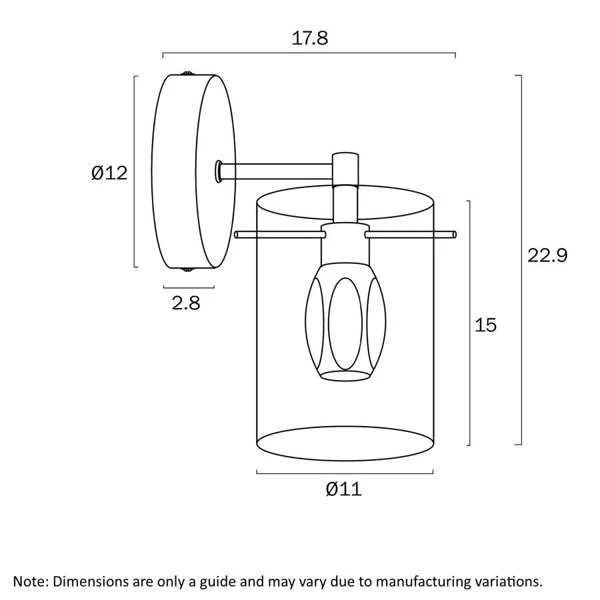 Telbix Crevil Wall Bracket - Image 3