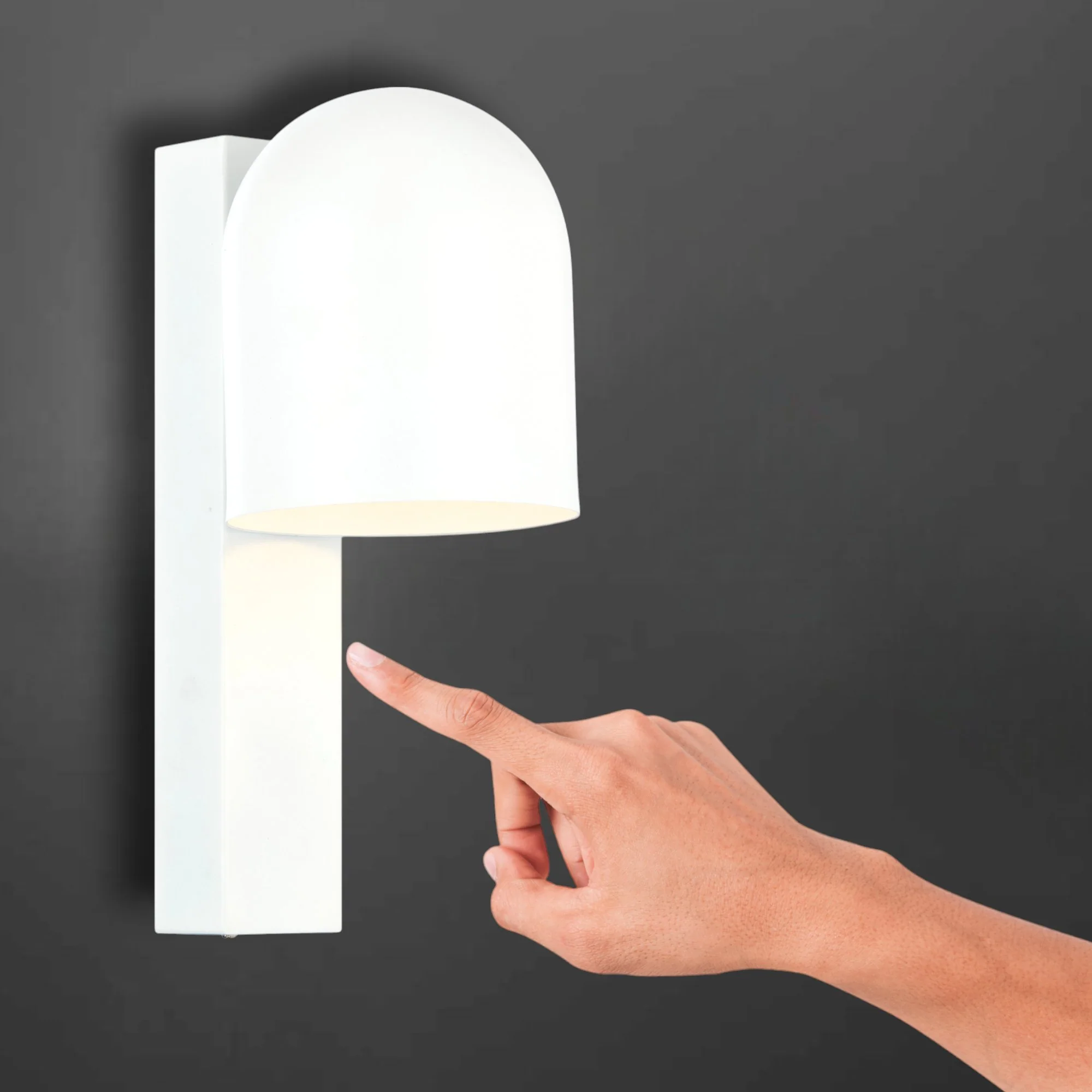 Telbix Echo Touch Wall Light White ECHO WB-WH - Image 2