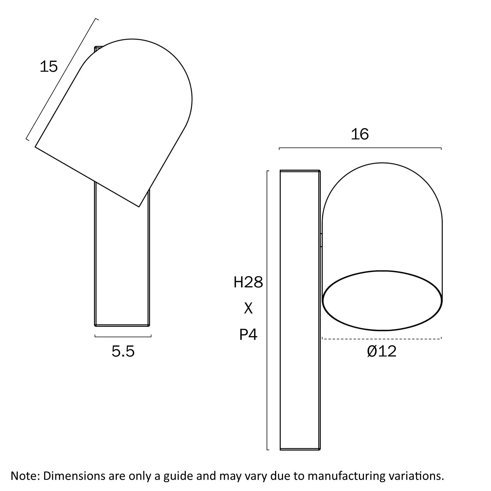 Telbix Echo Touch Wall Light White ECHO WB-WH - Image 6