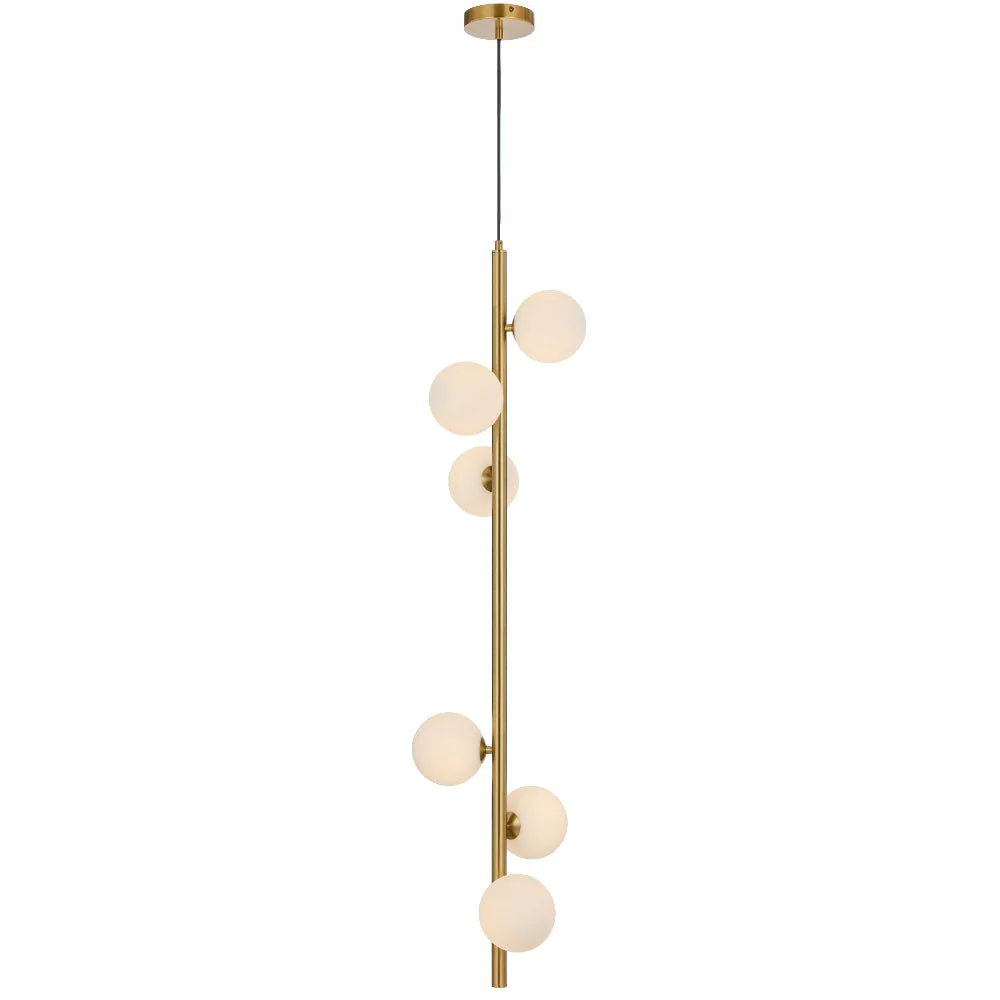 Telbix Elson 6 Light Pendant Antique Gold ELSON PE06-AG - Image 2
