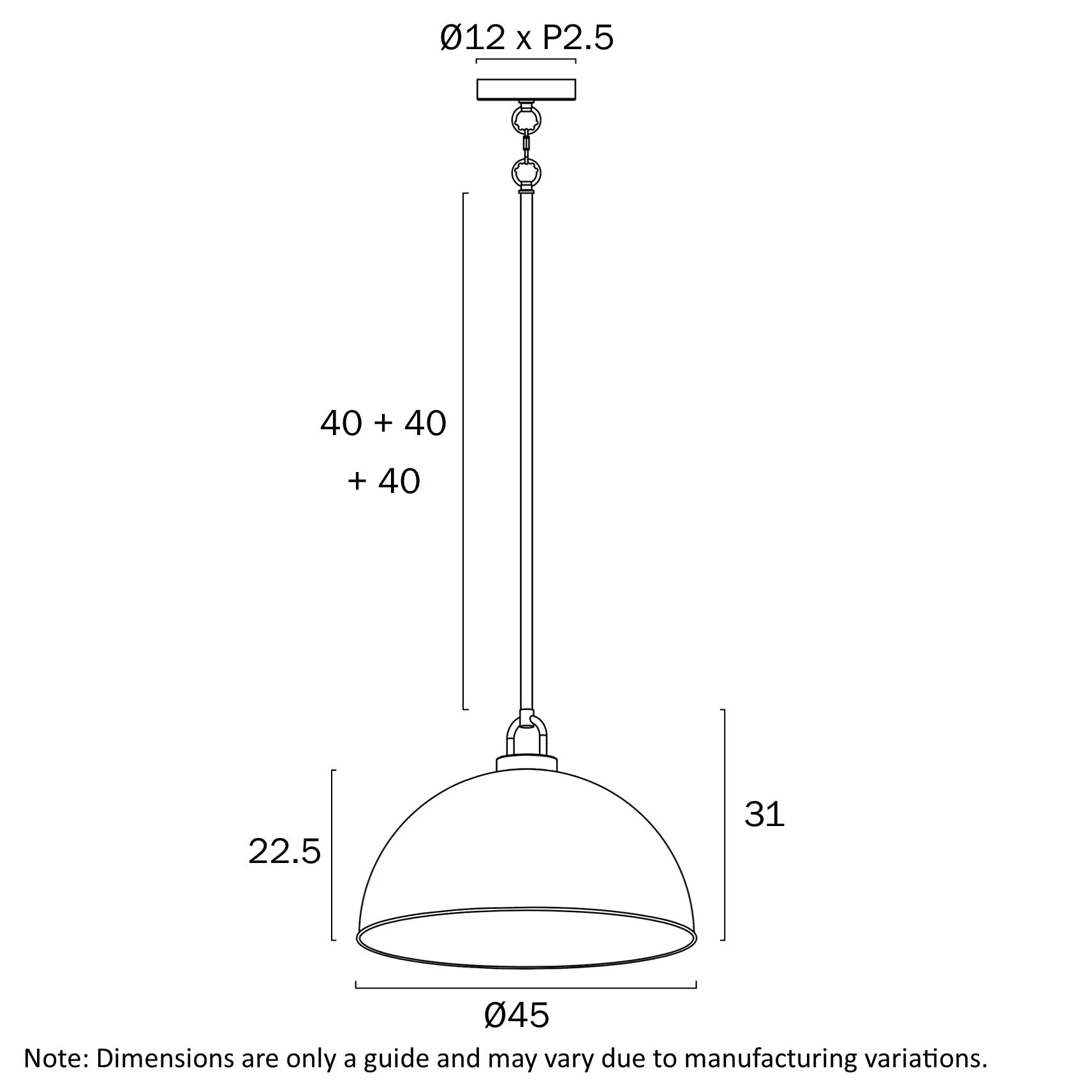 Telbix Emerson 45cm Pendant - Image 9