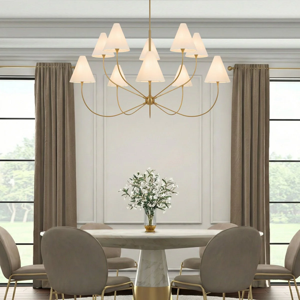 Telbix Farnix 10 Light Pendant - Image 8