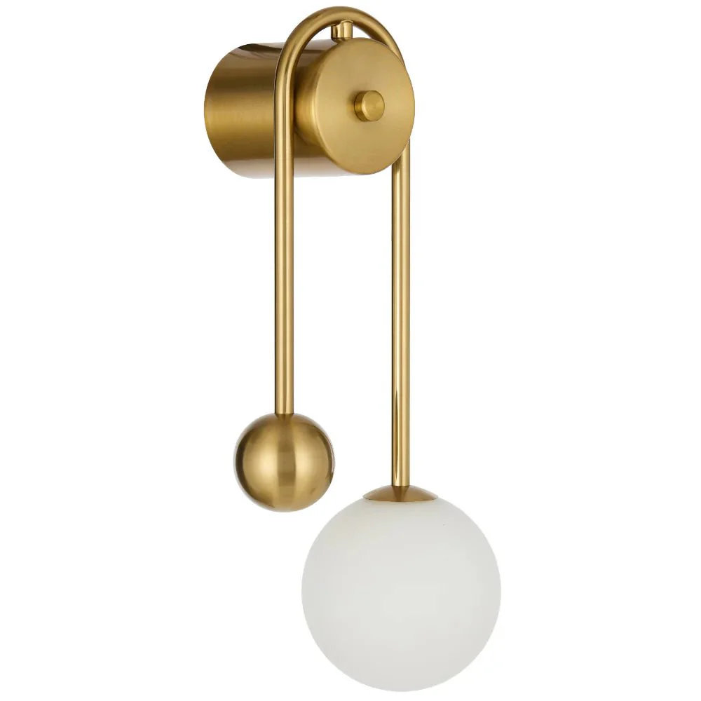 Telbix Felton Arm Wall Light Antique Gold FELTON WBA-AG - Image 4