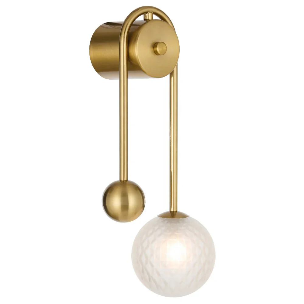 Telbix Felton Arm Wall Light Antique Gold FELTON WBA-AG - Image 6