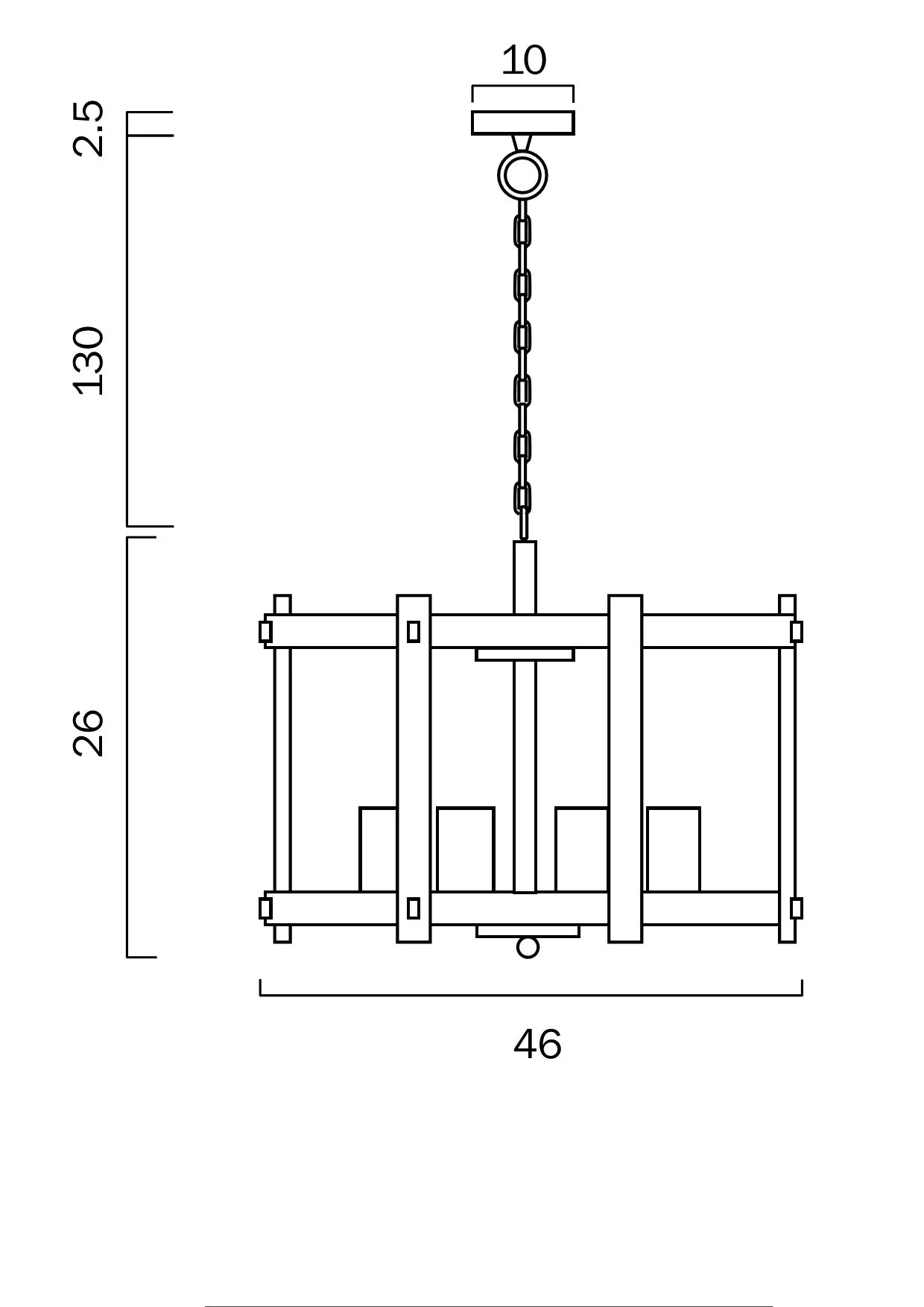 Telbix Finley 46 Pendant - Image 6