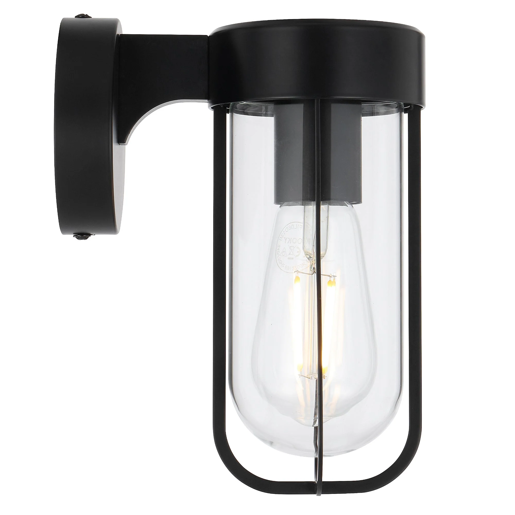 Telbix Fonseca Outdoor Wall Light Black FONSECA WB-BK - Image 2