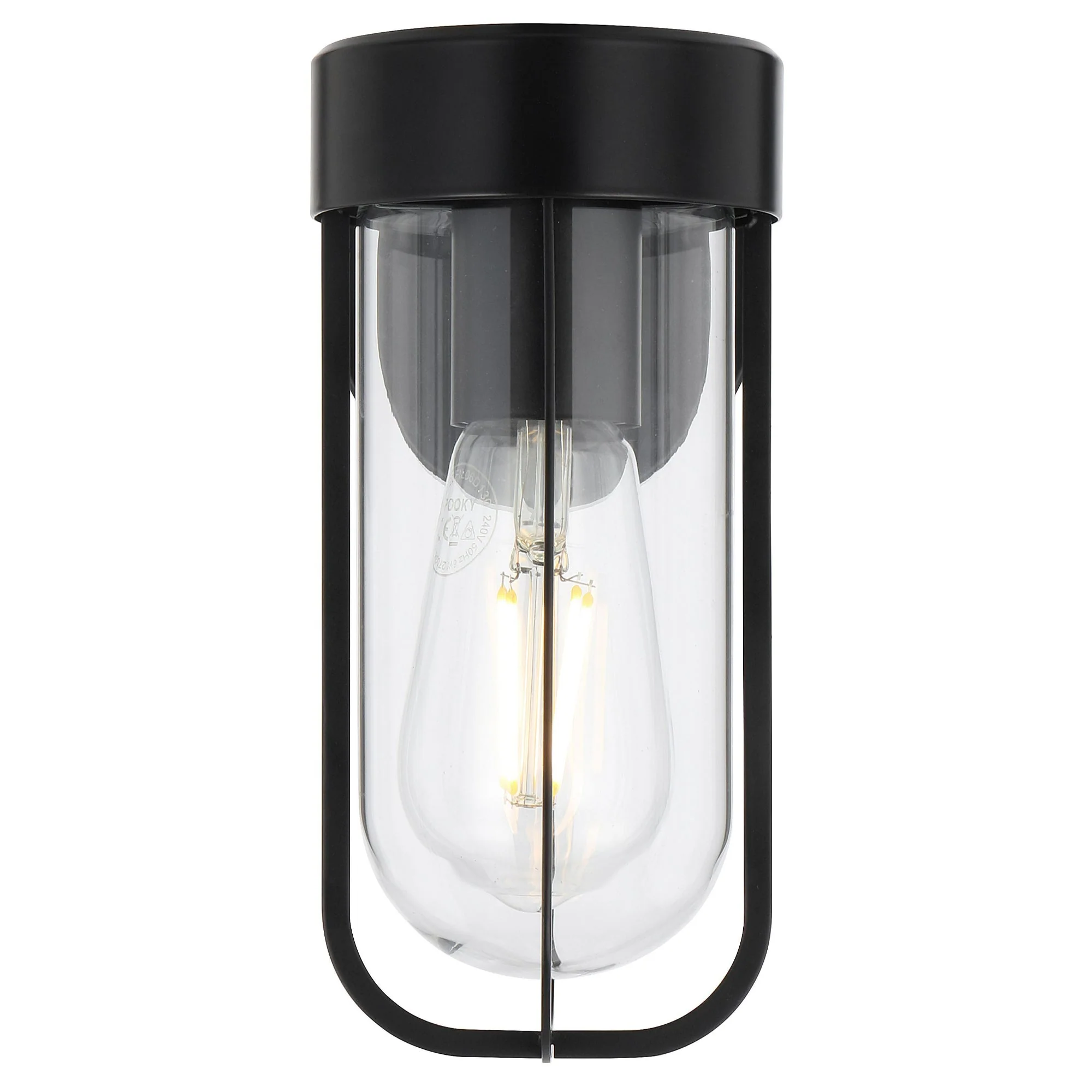 Telbix Fonseca Outdoor Wall Light Black FONSECA WB-BK - Image 3
